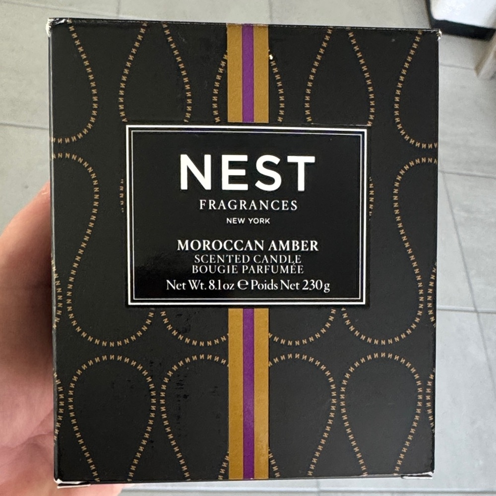 Nest Moroccan Amber Scented Candle NWT